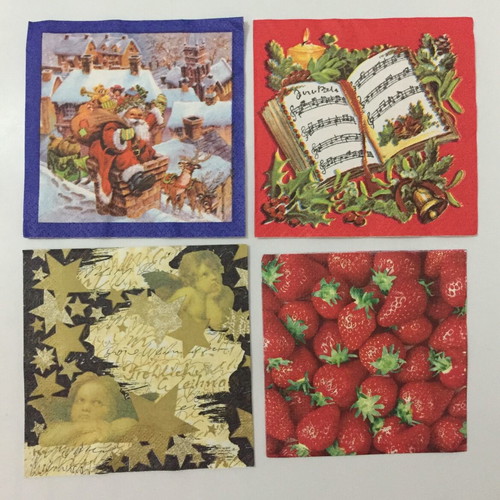 Napkins new, sold also individually