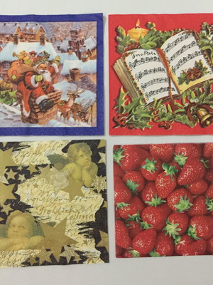 Napkins new, sold also individually