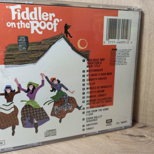 Fiddle of the Roof Music Soundtrack CD like new