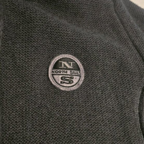 North Sails wool cardigan grey like new, slim fit