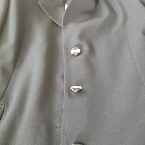 Vintage Veto women's black tailored suit set XL like new