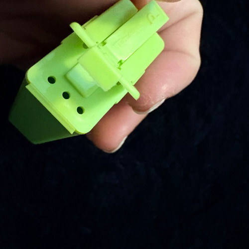 Tupperware Vintage Mini Salt and Pepper Container used, Lime Green