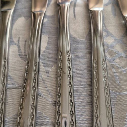 Vintage Granada cutlery set used, 49 pieces, stainless steel 18/10