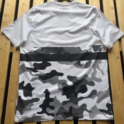 Under Armour HeatGear T-shirt medium white camo very good condition