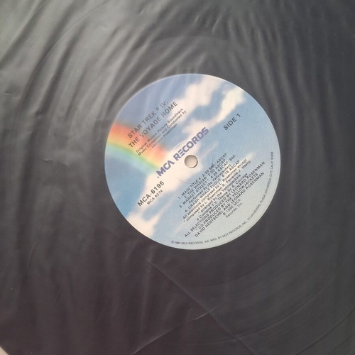 Star Trek IV The Voyage Home vinyl soundtrack 1986 like new