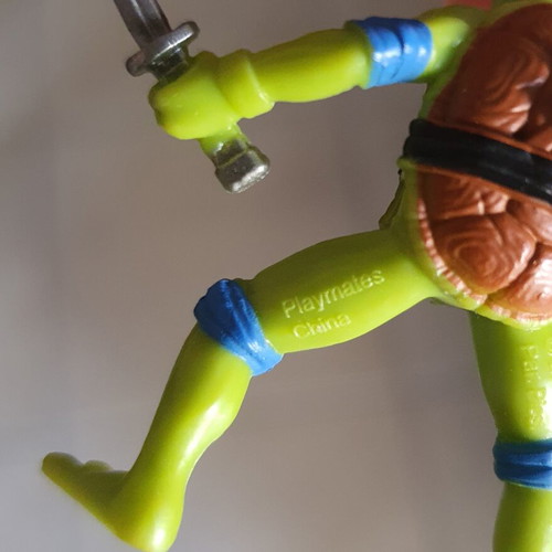 Leonardo figure TMNT Mayhem 2023 used, 5cm