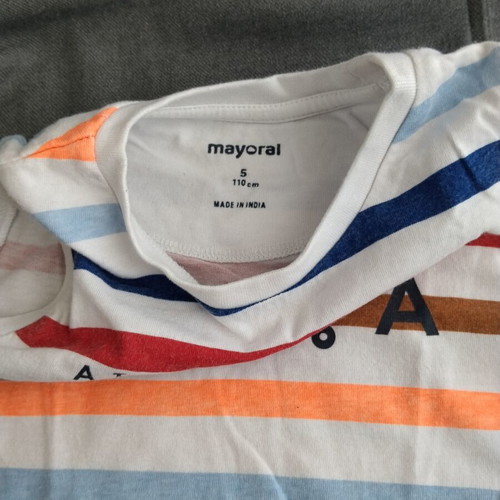 Mayoral set with sleeveless shirt and shorts for 5-year-old boy