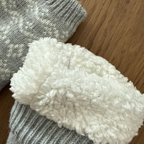 Winter socks, one size, grey