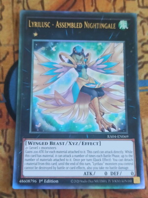 Lyrilusc Assembled Nightingale κάρτα Yu-Gi-Oh! σαν καινούργιο