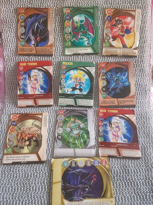 Bakugan μεταχειρισμένο πακέτο 10 καρτών