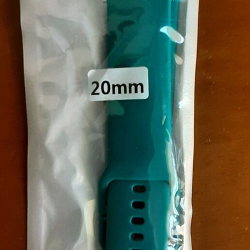 Smartwatch strap 20mm turquoise new