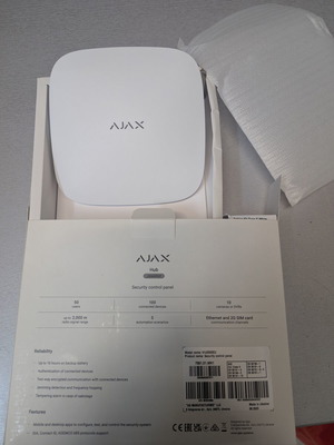 Ajax alarm hub new, central 2G/Ethernet