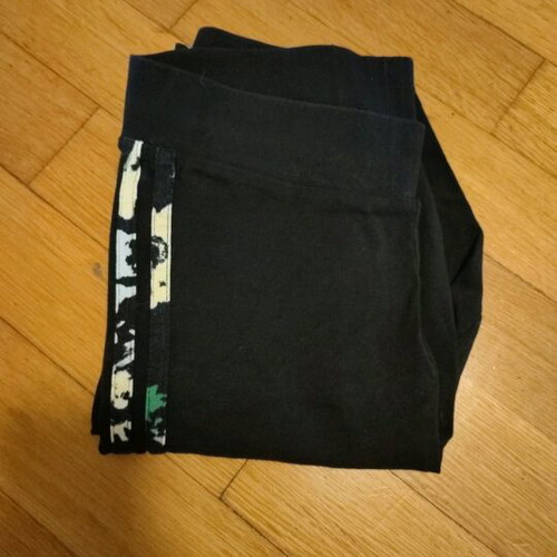 Adidas women's long leggings with multicolor stripes like new