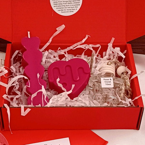 Inspired Si Passione and Rose & Violet Candle Wax Melt and Car Diffuser Gift Set 10ml