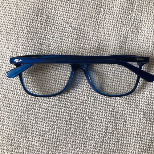 Afflelou blue prescription glasses like new with 1.25 myopia lenses