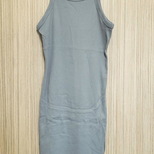 Rib dress H&M medium size like new, pistachio color