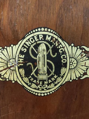 Singer sewing machine used, antique