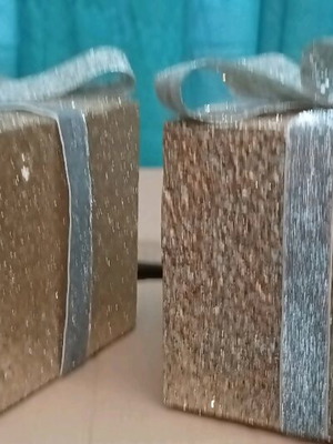 Christmas decoration new made of polystyrene, sold together