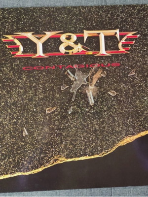 Y & T Contagious vinyl record like new, rock