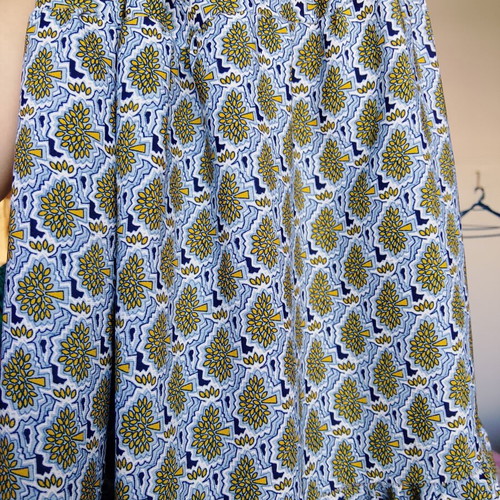 Summer airy dress like new, sizes M and L, gray and green