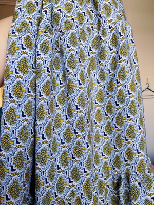 Summer airy dress like new, sizes M and L, gray and green
