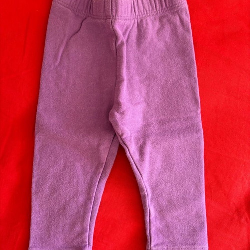 Purple baby leggings 6-9 months warm, like new