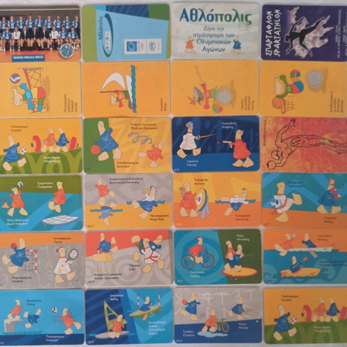 Phone cards used collectible, 119 different