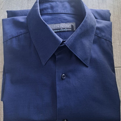 Achille Saridis Promoda men's blue dress shirt large used