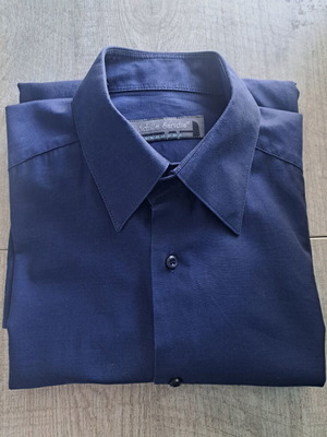 Achille Saridis Promoda men's blue dress shirt large used