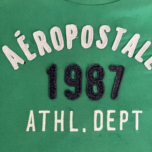 Aeropostale short-sleeve T-shirt XL like new, green, 100% cotton
