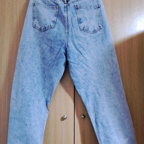 Jeans size 44 like new, boyfriend style, blue