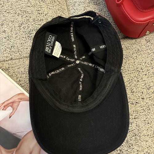 Versace Jeans Couture cap used, black and gold