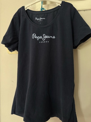 Pepe Jeans blouse used, dark blue, size S