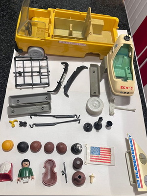 Playmobil used various spare parts