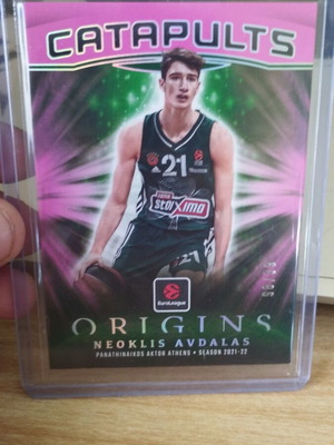 Panini Catapults Neoklis Avdalas card /99