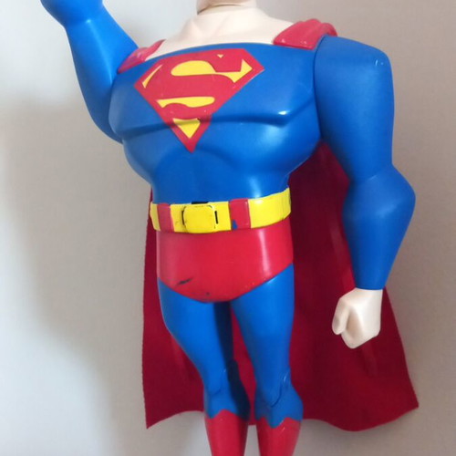 Sonic Zoom Superman action figure used, 30cm, Mattel 2003, Justice League