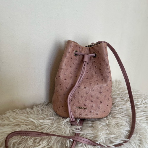 Furla crossbody bag used, pink