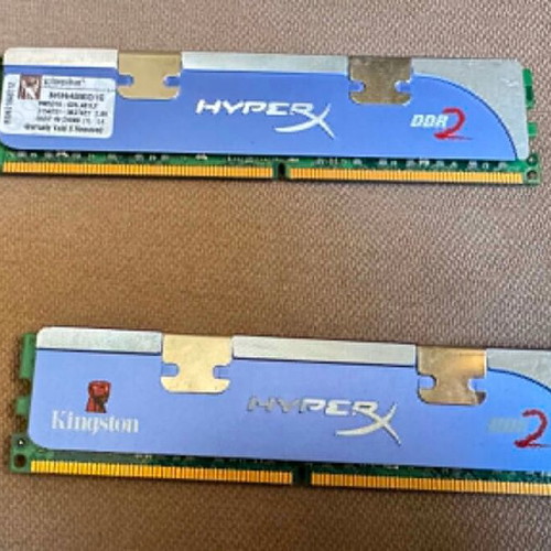 Ram DDR2 HyperX set 2 x 1GB used