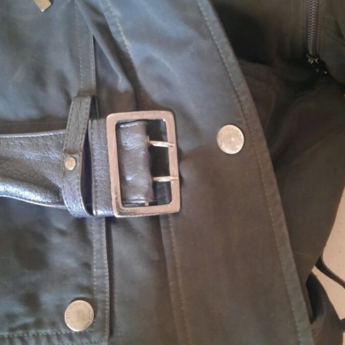 BSB coat like new, warm, size S, long with leather details