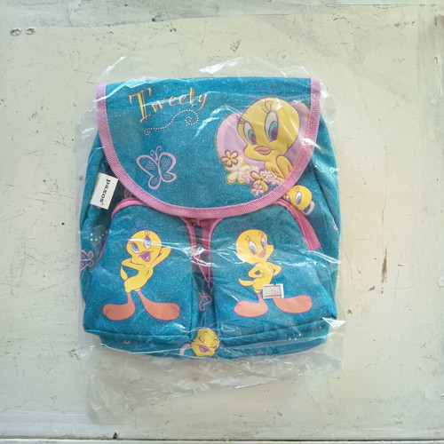 Tweety backpack Paxos new, blue and pink
