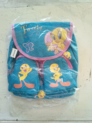 Tweety backpack Paxos new, blue and pink