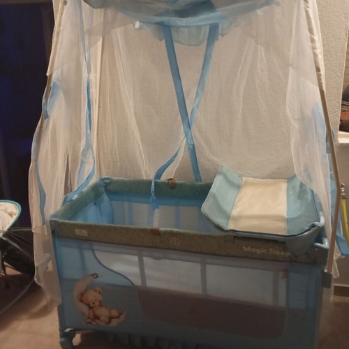 Lorelli Magic Sleep Playpen with Extra Anatomical Mattress like new