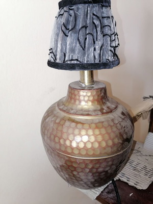 Vintage small table lamp used with light wear