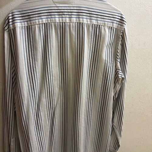 Cotton shirt Tommy Hilfiger like new, size M, white and blue