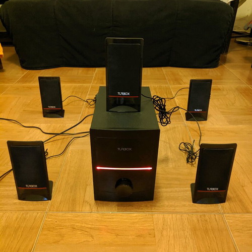 Home Theater Speakers 5.1 Turbo-X D-500 used