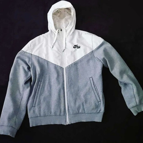 Nike men's reversible jacket S - M, white and grey