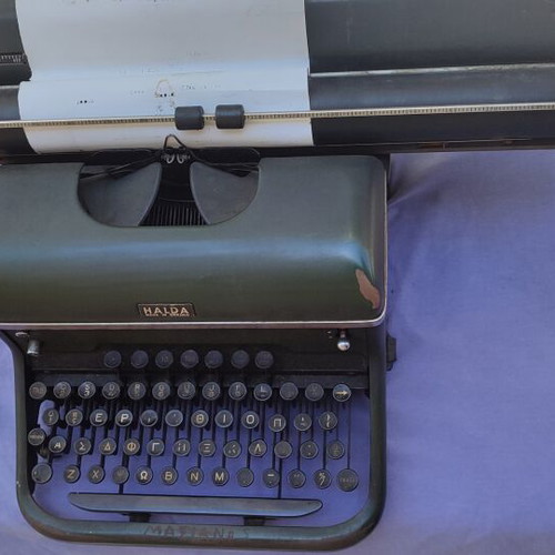 Halda Typewriter 1952 used, functional