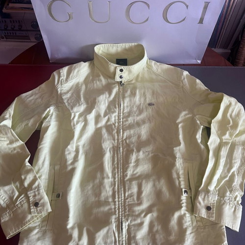 Lacoste men's lime vintage Harrington jacket size M like new