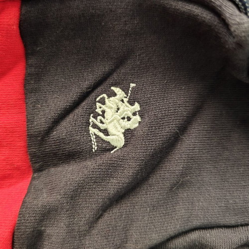 Polo Club London toddler tracksuit set 18M, black red white