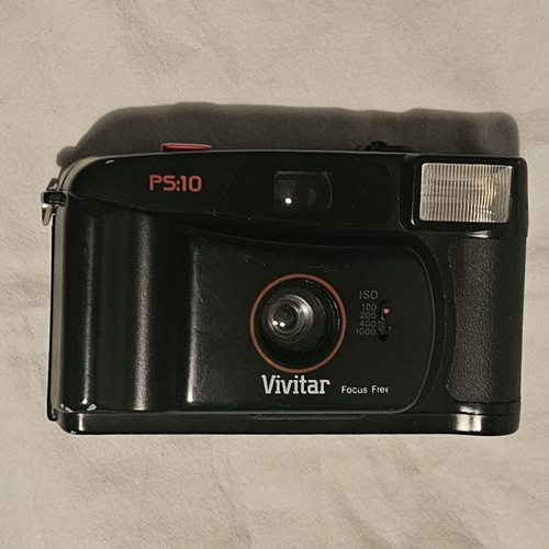 Vivitar PS10 camera used, 35mm with 38mm F5.6 lens